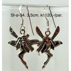 S925 sterling slv rering-34, 3,5cm