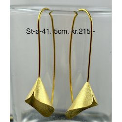 S925 sterling slv rering-41. 5cm. Gold plated. 