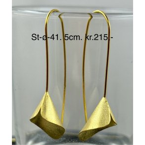 S925 sterling slv rering-41. 5cm. Gold plated. 