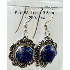 S925 sterling slv rering-83, lapis