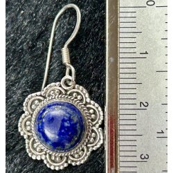 S925 sterling slv rering-83, lapis
