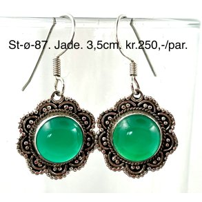 S925 sterling slv rering-87, jade