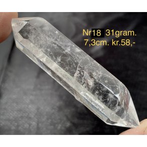 Top kvalitet dobbelt termineret bjergkrystal stav-18
