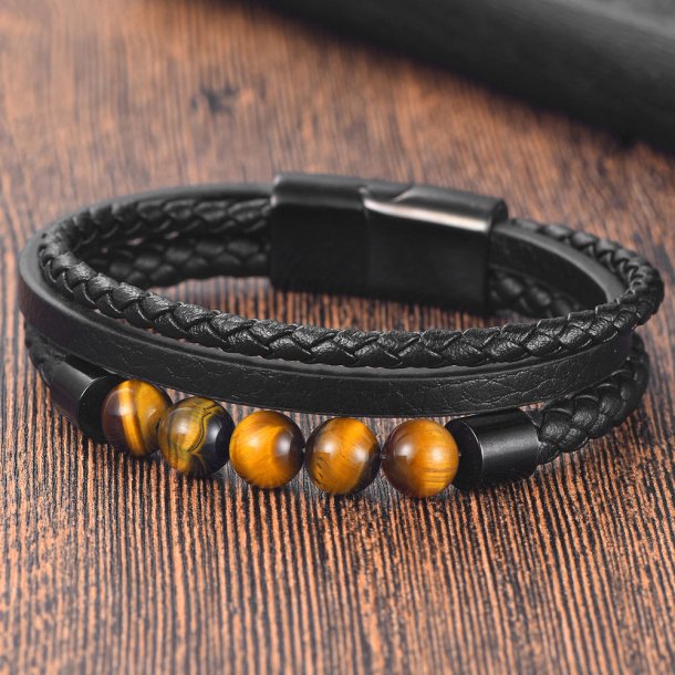 Okselder armbnd m/stlls+charms-3, 21cm