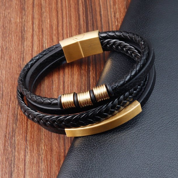 Okselder armbnd m/stlls+charms-9,  21cm. 