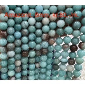 Amazonit grn. 8mm. 
