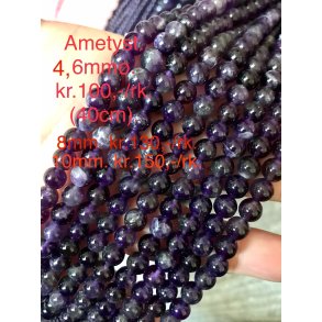 Ametyst perle. 10mm. 
