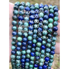 Chrysocolla. 8mm. 