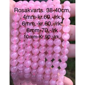 Rosakvarts.10mm. 
