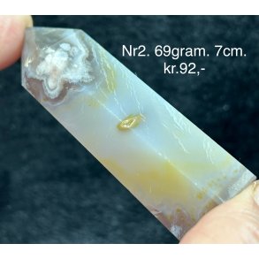 Grn blomster agat trn-2