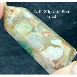 Grn blomster agat trn-5