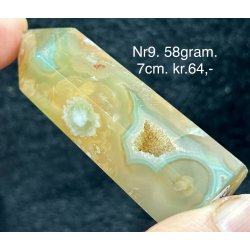 Grn blomster agat trn-9