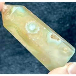 Grn blomster agat trn-9