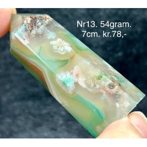 Grn blomster agat trn-13