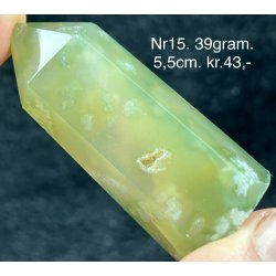 Grn blomster agat trn-15