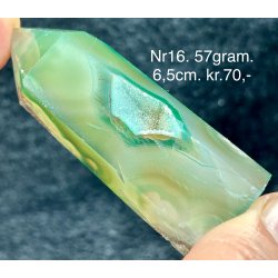 Grn blomster agat trn-16