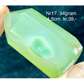 Grn blomster agat trn-17