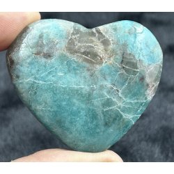 Amazonit med rgkvarts hjerte-1