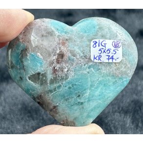 Amazonit med rgkvarts hjerte-18
