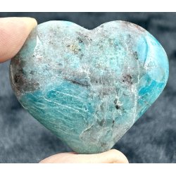 Amazonit med rgkvarts hjerte-18