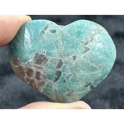 Amazonit med rgkvarts hjerte-2