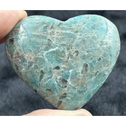 Amazonit med rgkvarts hjerte-7