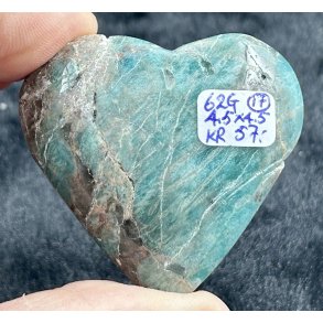 Amazonit med rgkvarts hjerte-17