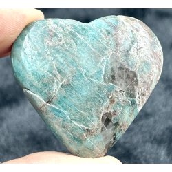 Amazonit med rgkvarts hjerte-17