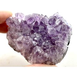 Sm ametyst krystal klynge-16