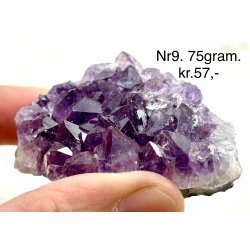 Sm ametyst krystal klynge-9