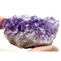 Sm ametyst krystal klynge-7