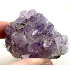 Sm ametyst krystal klynge-14