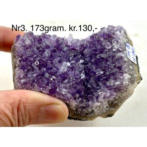 Sm ametyst krystal klynge-3