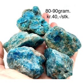 Natur r bl apatit sten 80-90gram. 