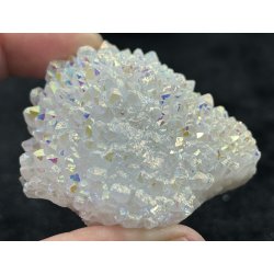 Engle aura bjergkrystal klynge 96gram. 