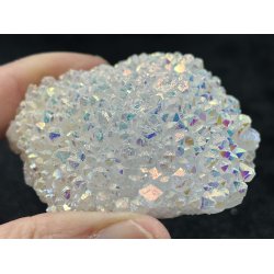 Engle aura bjergkrystal klynge 96gram. 