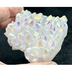 Engle aura bjergkrystal klynge 242gram. 