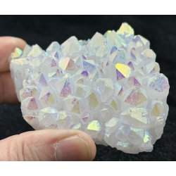 Engle aura bjergkrystal klynge 242gram. 