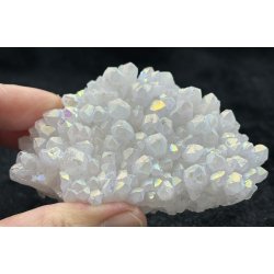 Engle aura bjergkrystal klynge 189gram. 