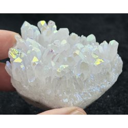 Engle aura bjergkrystal klynge 132gram. 