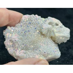 Engle aura bjergkrystal klynge 77gram. 