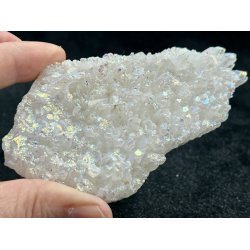 Engle aura bjergkrystal klynge 120gram. 