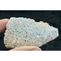 Engle aura bjergkrystal klynge 102gram. 