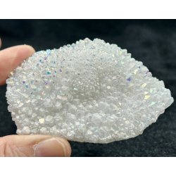 Engle aura bjergkrystal klynge 115gram. 