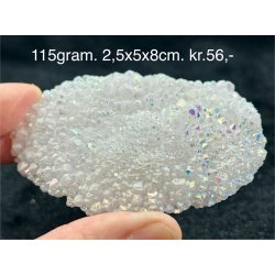 Engle aura bjergkrystal klynge 115gram. 