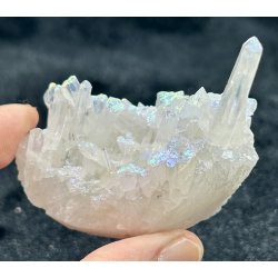 Engle aura bjergkrystal klynge 78gram. 