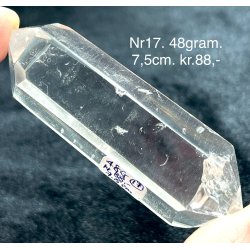 Top kvalitet dobbelt termineret bjergkrystal stav-17