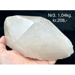 Natur r bjergkrystal spids fra Himalaya-3