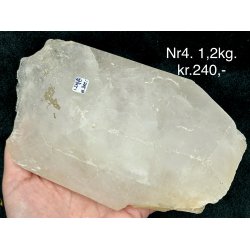 Natur r bjergkrystal spids fra Himalaya-4