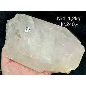 Natur r bjergkrystal spids fra Himalaya-4